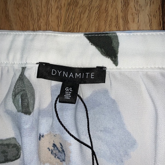 Dynamite Floral off the Shoulder Shirt - Picture 3 of 3